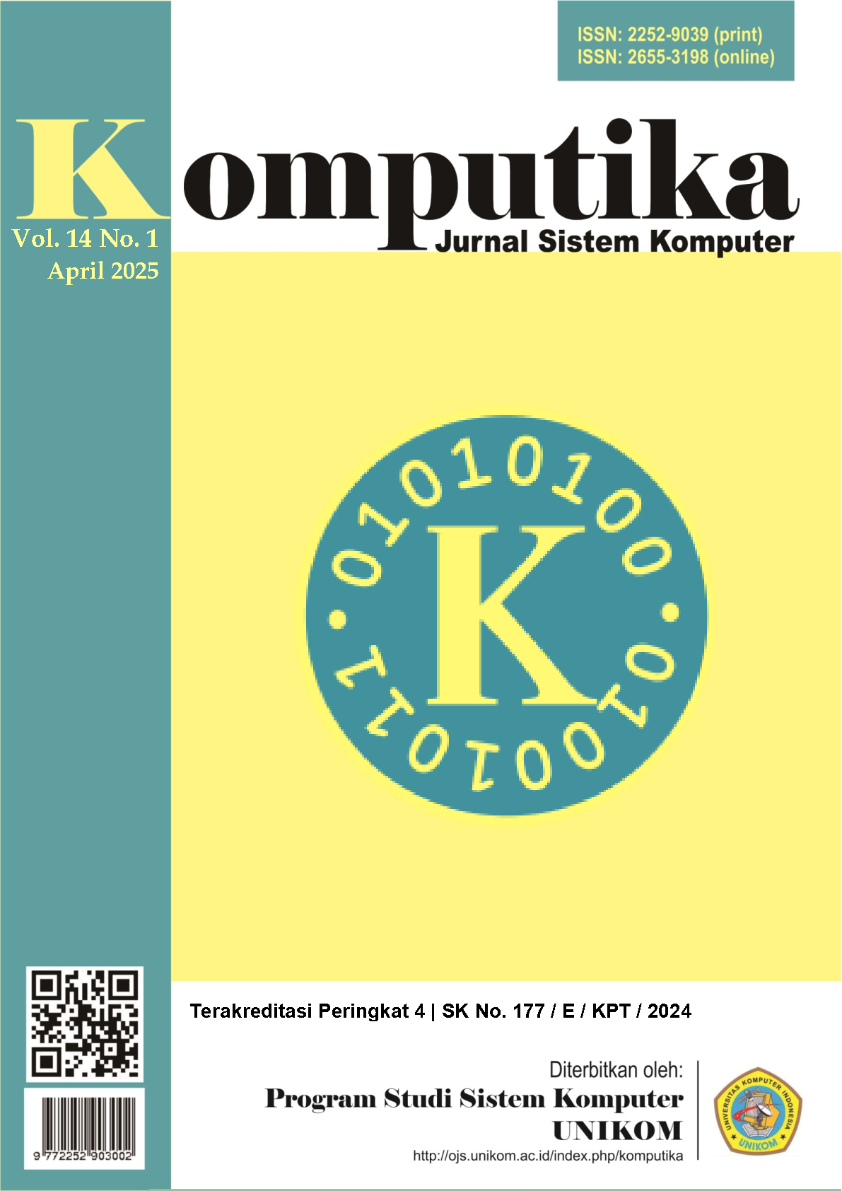 View Vol. 14 No. 1 (2025): Komputika: Jurnal Sistem Komputer