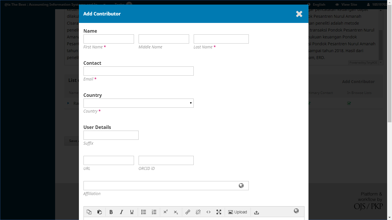 Author Guidelines  @is The Best : Accounting Information Systems 